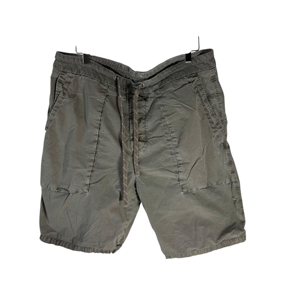 Standard James Perse Distressed Cotton Blend Drawstring Shorts‎ Sz 4/XL